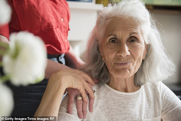 Eight years ago, Gill gave up alcohol altogether and managed to repair her relationship with here mother-in-law just in time (posed by models)