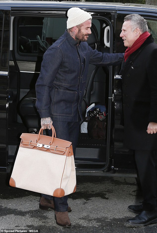 Fresh off an unexpected trip to the World Economic Forum in Davos, Beckham emerged in the French capital as the dust slowly settles on his eldest son's bombshell statement