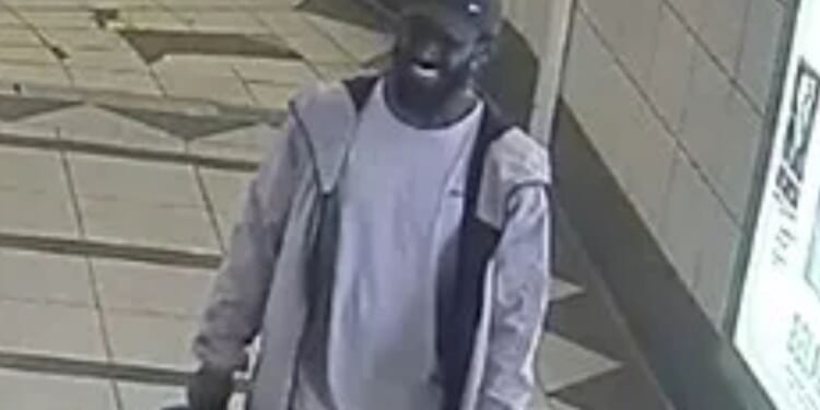 Chilling moment predator who sexually assaulted four women GRINS as he skulks through train station hunting for victims