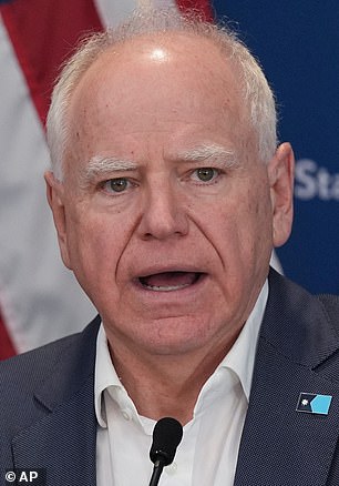 Minnesota Governor Tim Walz had a phone call with the President on Monday