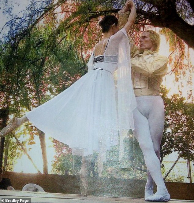 The 84-year-old white ex-ballet dancer, who was mistaken for a black suspect in his 20s, has finally received a settlement from the Met. Pictured: Mr Morton on tour in Barcelona