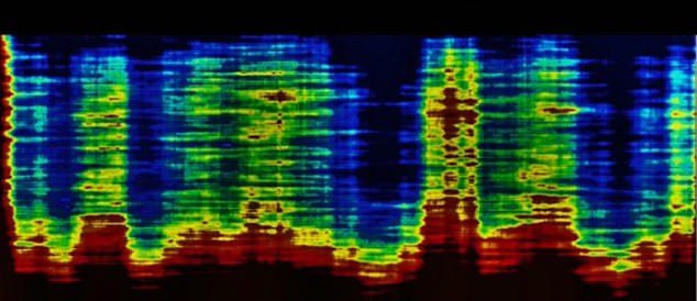 After gathering the data, researchers used a special algorithm that turned the information into vertical images of the ground beneath the pyramid, capturing the first look at the hidden structures. Pictured are the eight wells under the pyramid