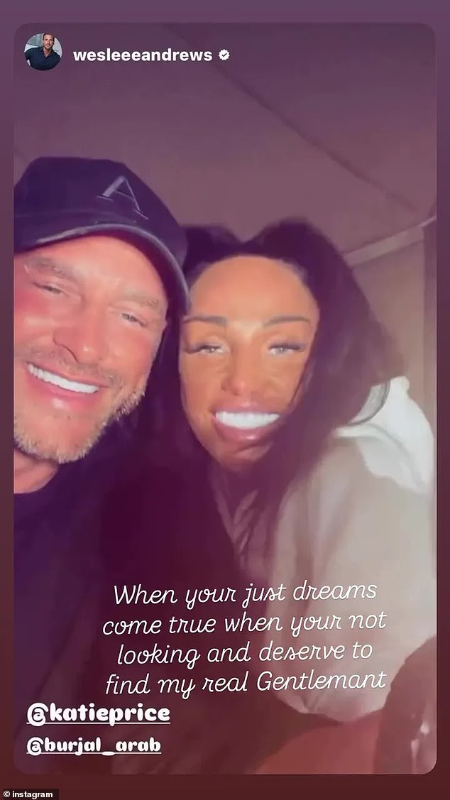 The pair are barely recognisable in this image first shared on Friday