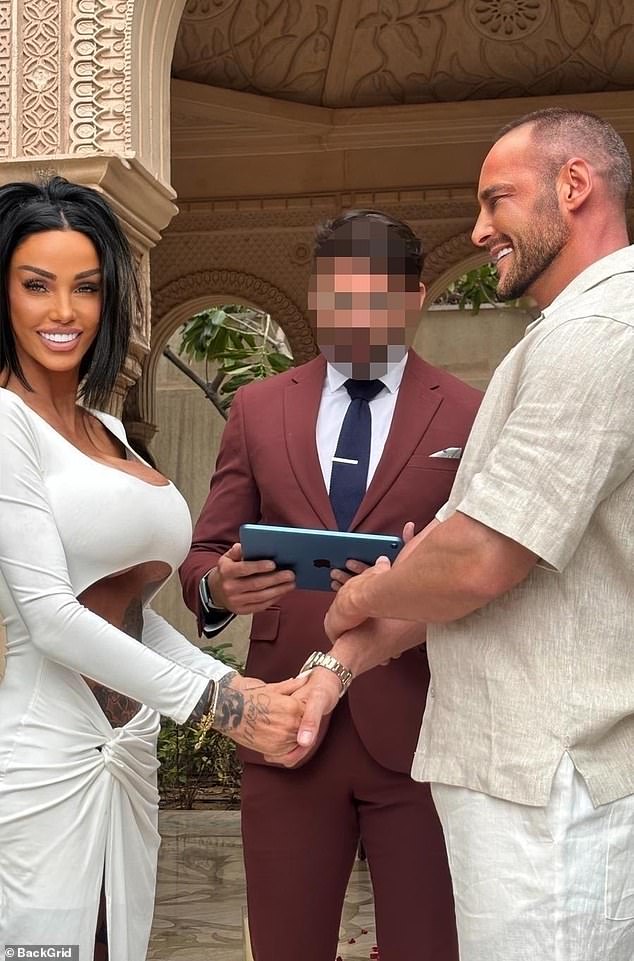 The former glamour model, 47, shocked the showbiz world when she announced that she was engaged on Friday just days after her breakup from JJ Slater