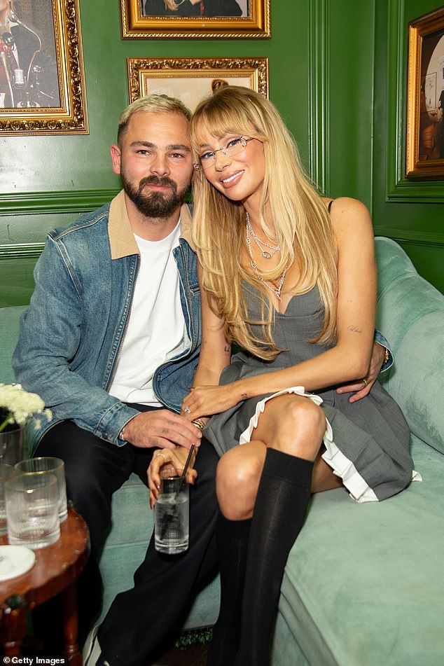 Olivia tied the knot with the footballer, 32, back in 2023, having rekindled their romance in 2018 after dating prior to her stint on the show in 2017 (pictured together in November)