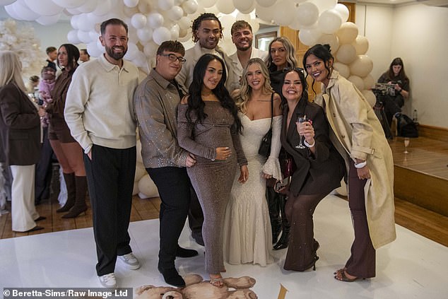 The Only Way Is Essex and Geordie Shore star, 36, who has been dating Jordan since 2022, was joined by their famous pals for the celebration, including James Argent, Lauren Goodger and Charlotte Dawson