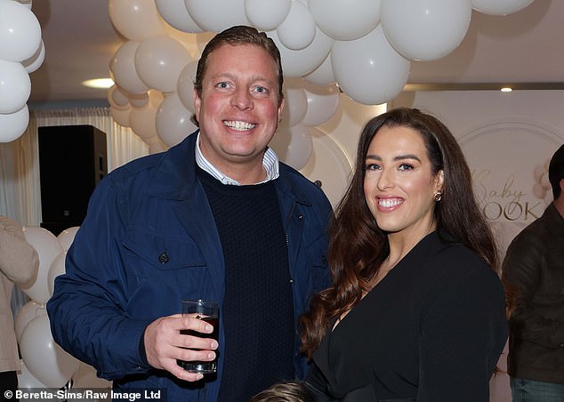 Tom Skinner and Sinead Chambers were also invited to the glitzy event as they posed alongside one another on the dancefloor