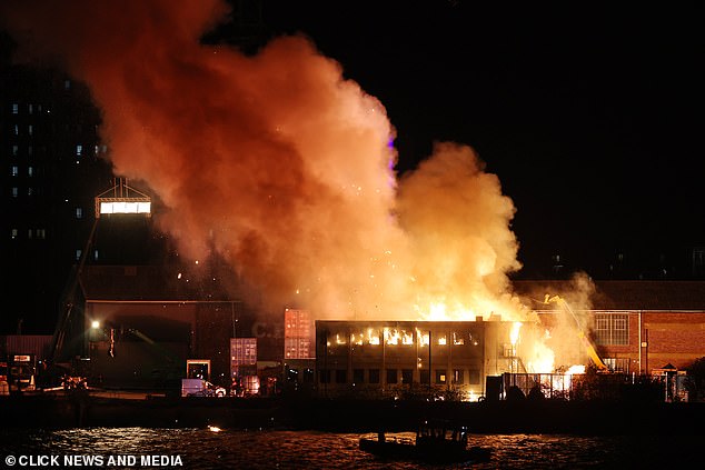 Emergency services were placed on standby as filming commenced for the second series of the Paramount+ show