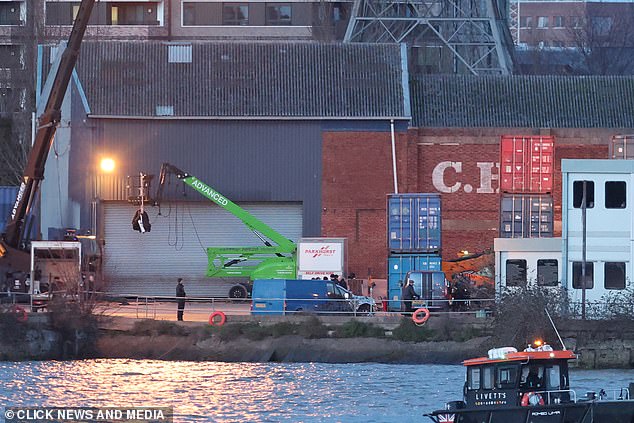 Film crews had cameras on cranes to make sure they filmed the perfect shot