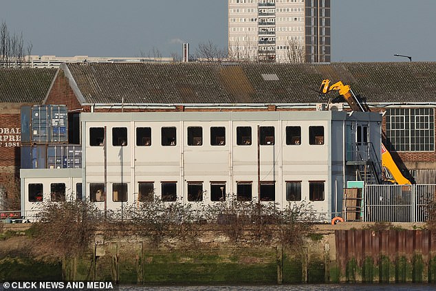 The warehouse has views of The O2