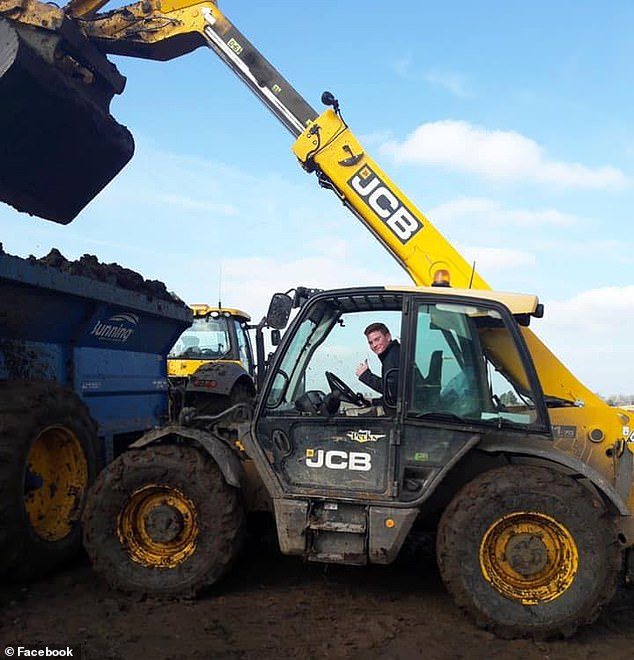 John's son, Max Bruce, has years of experience in the waste processing trade, with Facebook photos showing him behind the wheel of a JCB and selling woodchip for £100 per load