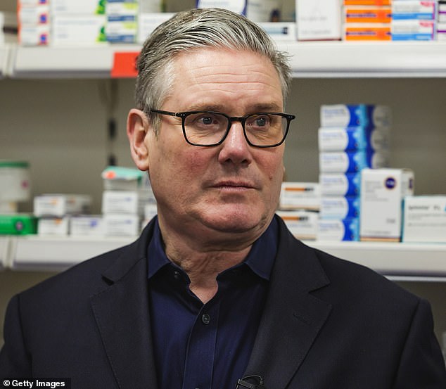 One Labour MP called for Prime Minister Keir Starmer, pictured, to 'consider his position' while more than 50 put their names to a letter critical of his actions