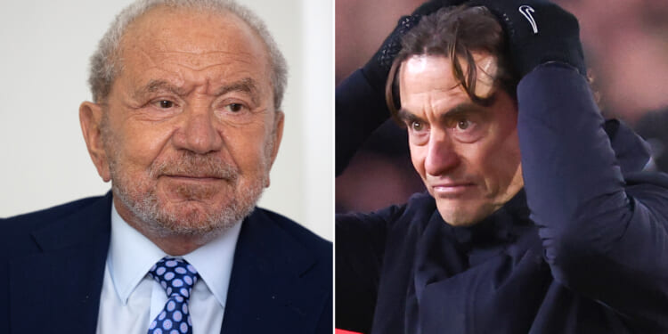 Former Tottenham owner Lord Sugar slams 'useless' club and rants 'the whole bloody team should be fired'