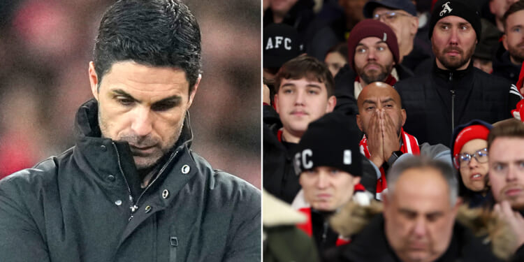 Arsenal's biggest leads lost in title race revealed as damning stats leave Gunners nervously looking over their shoulder