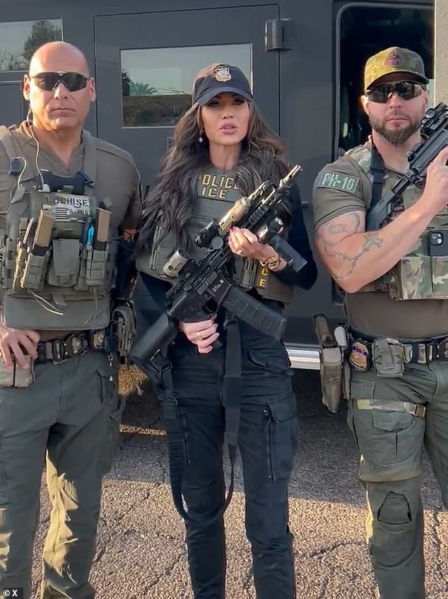 Homeland Security Secretary Kristi Noem has frequently joined law enforcement operations