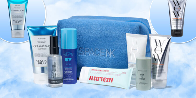 Space NK's gym essentials beauty edit is worth £115 but down to £48 – with Color Wow and Sunday Riley