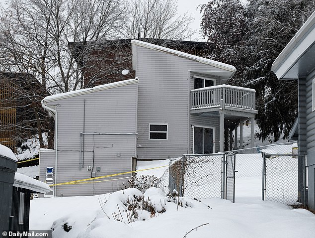 The student home at 1122 King Road in Moscow, Idaho, where the murders were committed