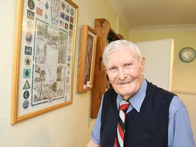 Charlie Richards, who was 104, spoke last year of surviving what he described as a 'living hell' during the conflict, when he was among the elite troops sent deep behind enemy lines in the jungles of Burma