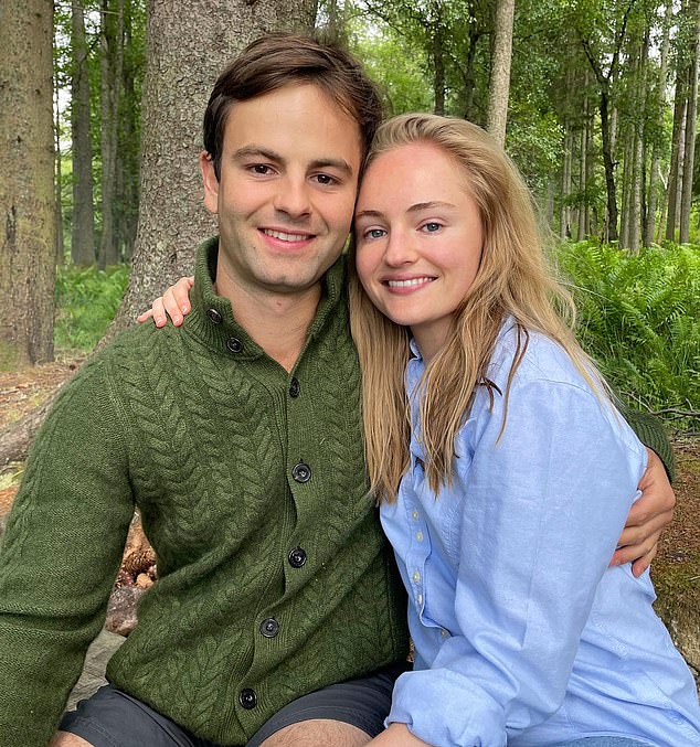 George Cadogan and his wife Davina have had their first child together