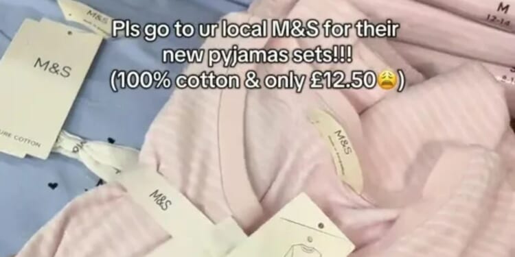 ‘Such good quality’ M&S shoppers say after spotting new PJ sets which are 100% cotton and only £12.50