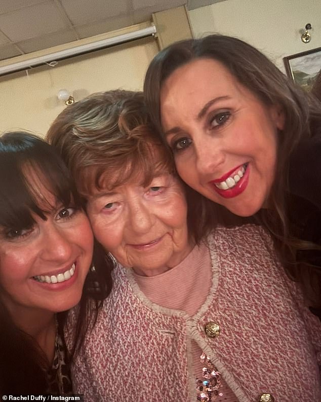 Giving an update on her mother, Rachel said on Saturday: 'It's a hard one because the show was recorded in May so at that time her condition wasn't as severe as it is now'