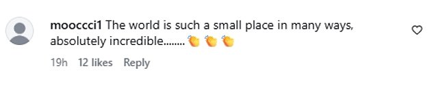 Fans were stunned by the link - which never came up during their time on screen