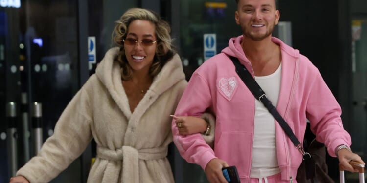 Only Way Is Essex cast arrive at the airport for 'gap year' trip to Vietnam