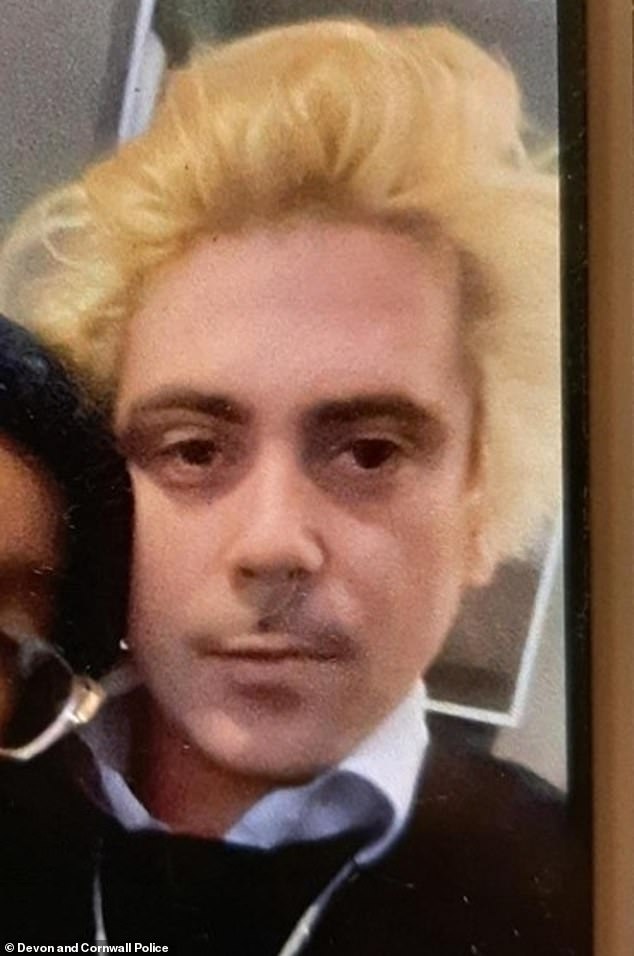 Alexander Key was reported missing on Saturday evening to Devon and Cornwall Police