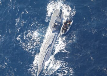 Huge narco sub SINKS off Portugal after UK cops help seize record nine-tonne cocaine haul from vessel bound for Europe