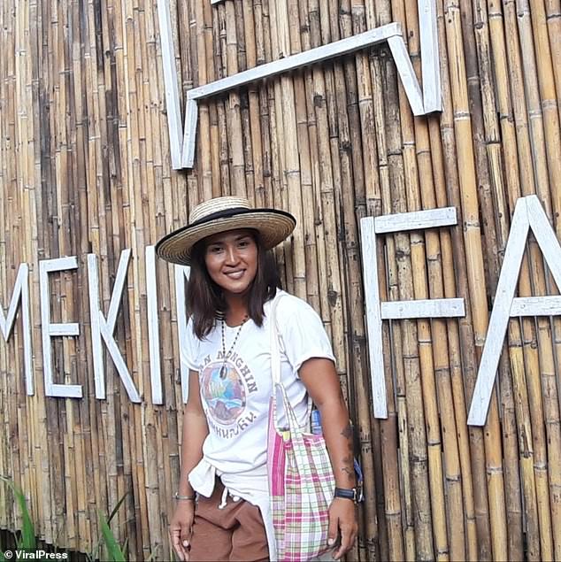 Ms Urapanom (pictured) was pronounced dead at the scene after reportedly being shot in the head