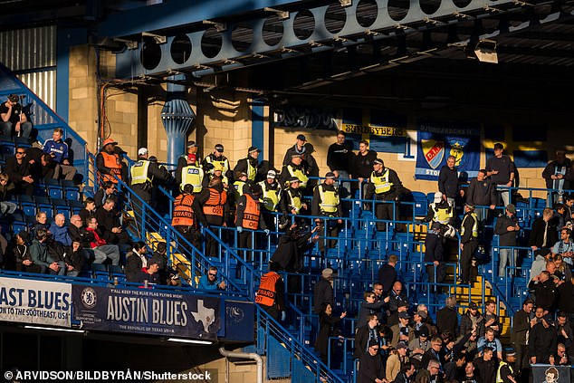 There were 40 hate crime arrests at Stamford Bridge, including home and away fans, during the 2024/25 season