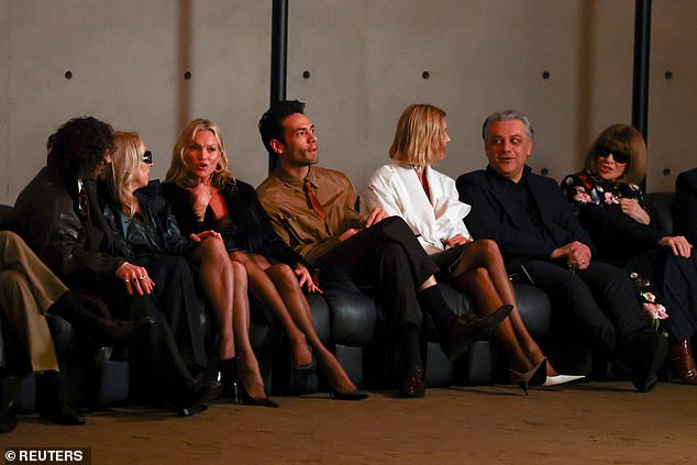 Kate took her front row seat alongside the likes of Anna Wintour