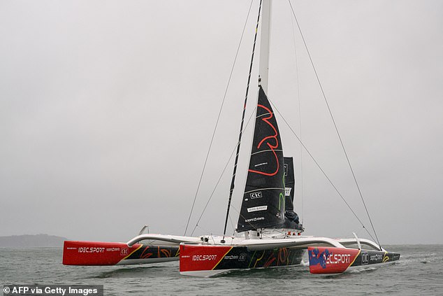 They circumnavigated the globe in a 31.5-metre trimaran kitted out with satellite internet