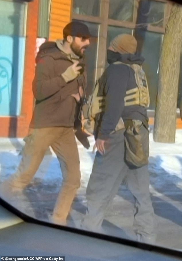 Pretti was seen facing off with federal agents before being shot. His family claimed he was 'clearly not holding a gun', while federal officials have alleged he was 'brandishing' a firearm