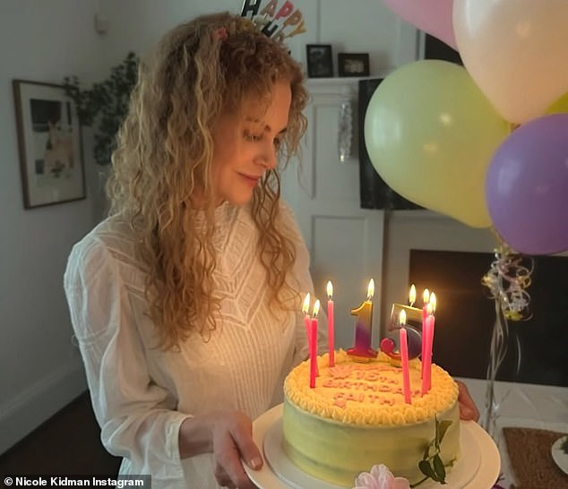 Nicole was most recently spotted with curly hair when she marked the milestone 15th birthday of her daughter Faith Margaret