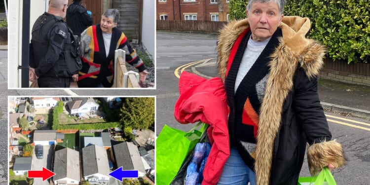 Pensioner, 77, evicted from home after losing £113k boundary battle over 1ft of land 'forced to spend night on streets'