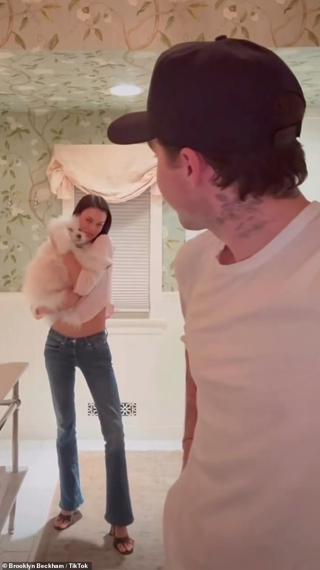 Brooklyn Peltz Beckham and his wife Nicola at the San Ysidro Ranch in Montecito, California