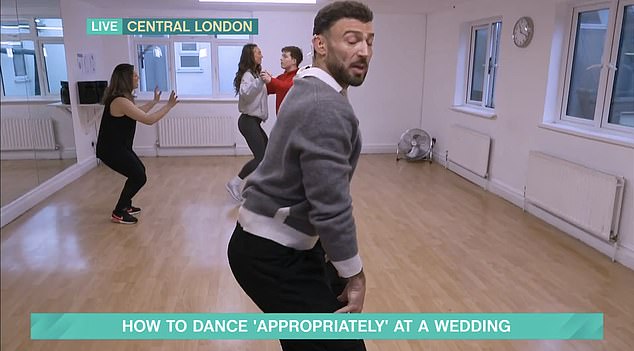 Jake what seen suggesting what moves Victoria 'could have' done on the dance floor