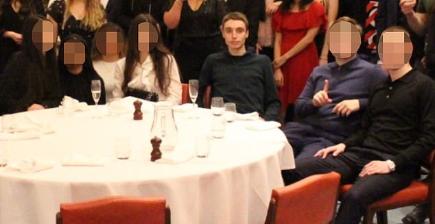 Rumiantsev (pictured centre) denied allegations including assault, two counts of rape and intentional strangulation