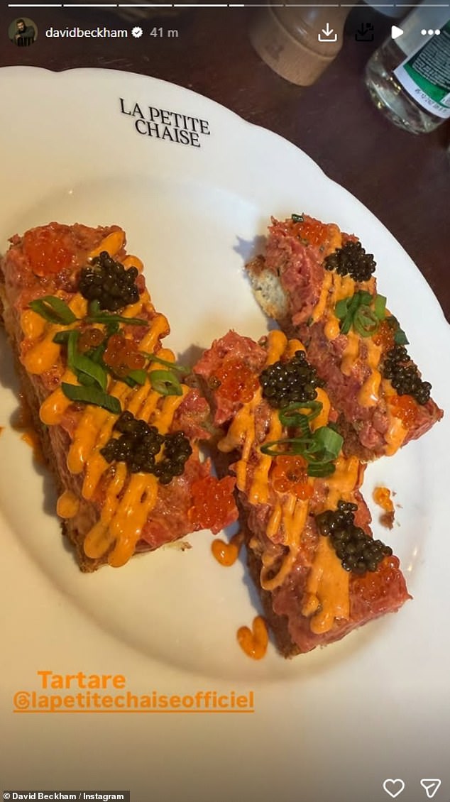The tartare is one of the restaurant's classic dishes