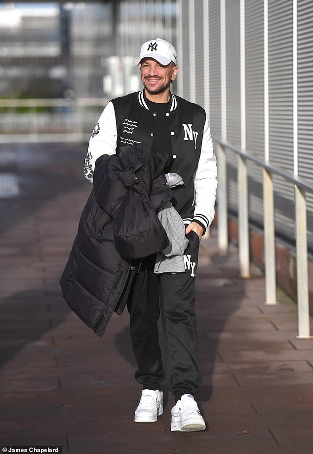 Elsewhere Katie's ex-husband Peter Andre declined to address her bombshell marriage news as he departed the BBC Scotland studios on Wednesday
