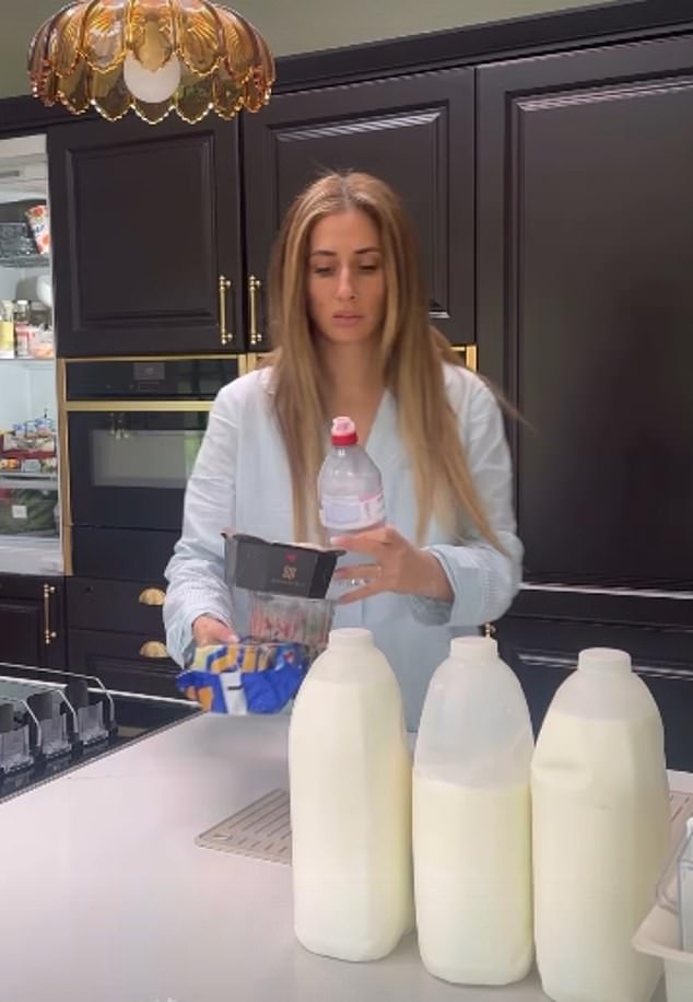 Stacey Solomon at home... she has become ever-more popular as a go-to face for decluttering hacks among TV producers