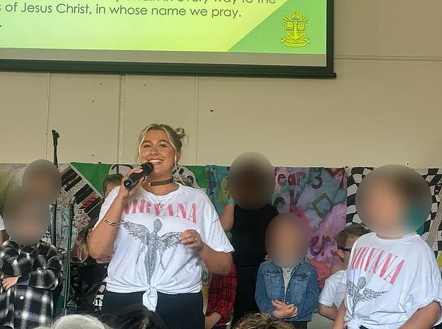 The young mum is on maternity leave as she is pregnant with her second child