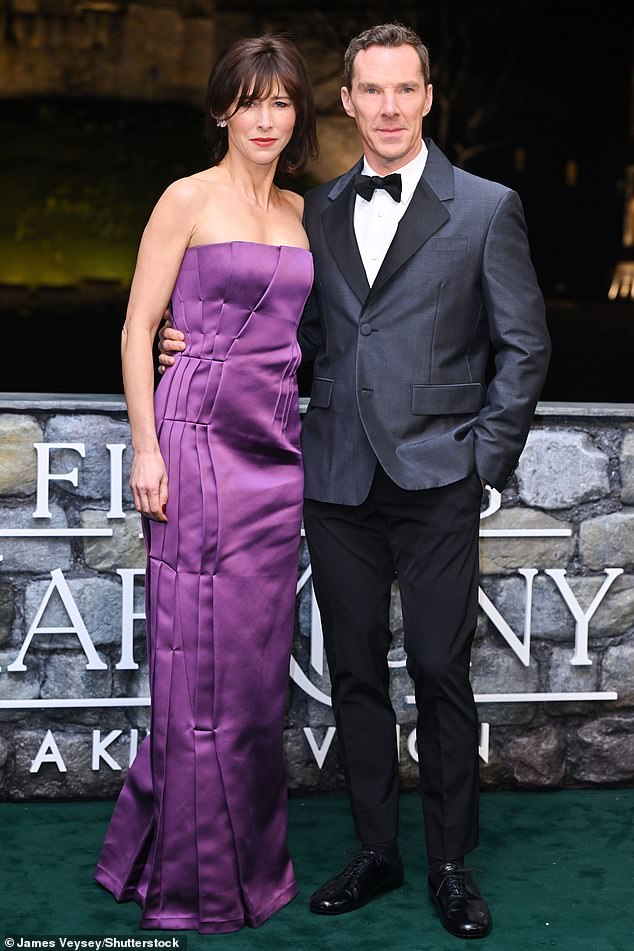 Also in attendance was actor Benedict and his wife Sophie, who put on a loved-up display as they took to the red carpet