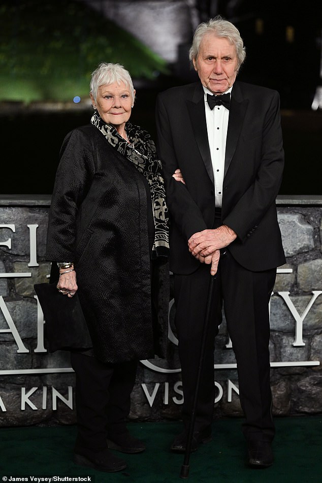 Meanwhile acting legend Judi Dench also made an appearance with her partner, conservationist David Mills