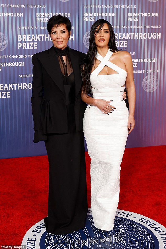 'It was really innocent, which is so crazy,' Kim (seen with her mom in 2024) explained. 'Mom and Meghan have been friends for some years now, and they have a really sweet relationship'