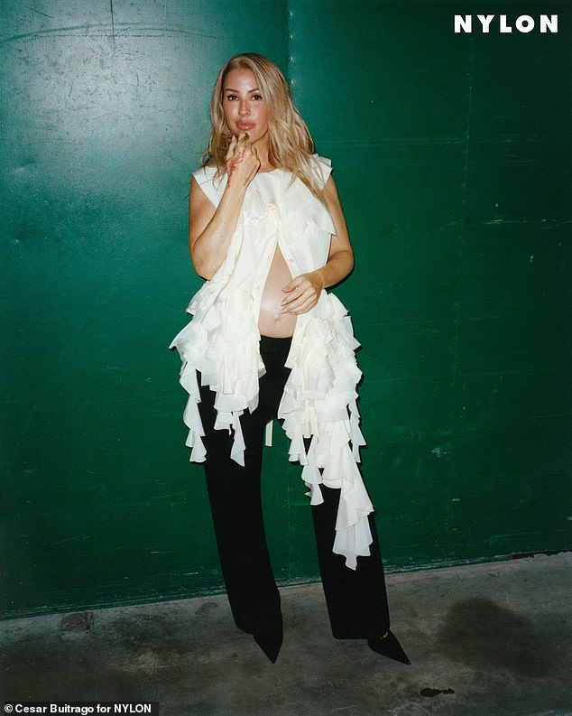 Goulding will welcome her second child in May, but despite her pregnancy she insists she's 'still working every day and still writing every day'