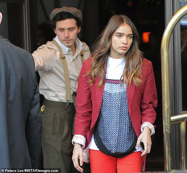 Behind the scenes there were apparently serious issues with her 'toxic' relationship with Brooklyn and his family