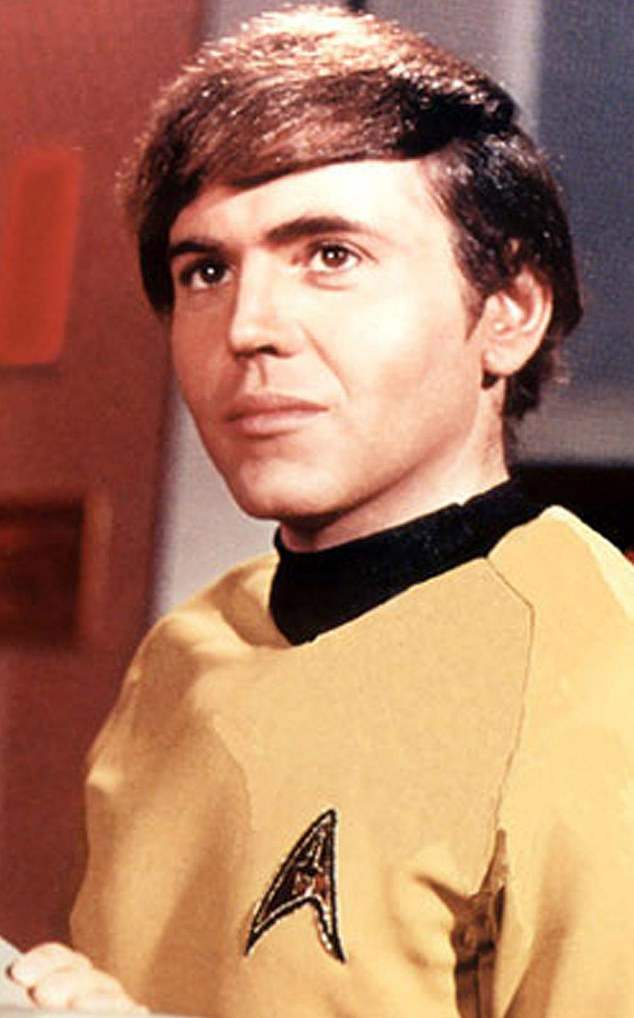Still, fans will instantly recognize the Babylon 5 alum - and if you guessed Walter Koenig, beam yourself up; (pictured 1966)