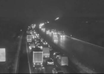 M4 closed 'for several hours' as lorry erupts into flames with rush hour drivers facing long delays